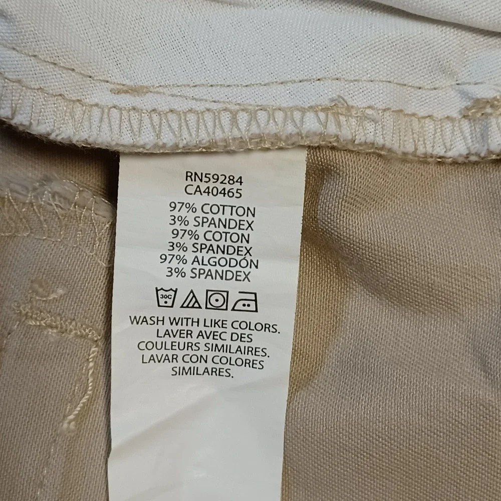The Childrens‎ Place Boys Khaki Chino Pants Tan School Uniform Size 5T Stretch